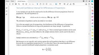 Two-Sample Test of Proportions using Excel