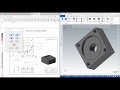 Mastercam 2019 CAD EP.6 Tutorial 1