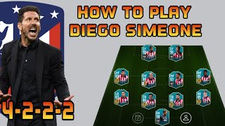 How to play Diego Simeone (C.Valbuena) - Line up and Tactical Guide PES 2020 MOBILE