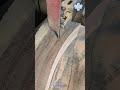 大工の神業！一発で美しい微曲線カット！📏⚙️