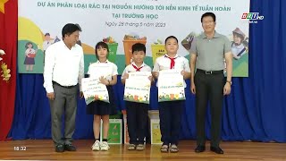 Hơn 2 tấn rác thải nhựa được thu gom từ dự án phân loại rác tại trường học | BRTgo