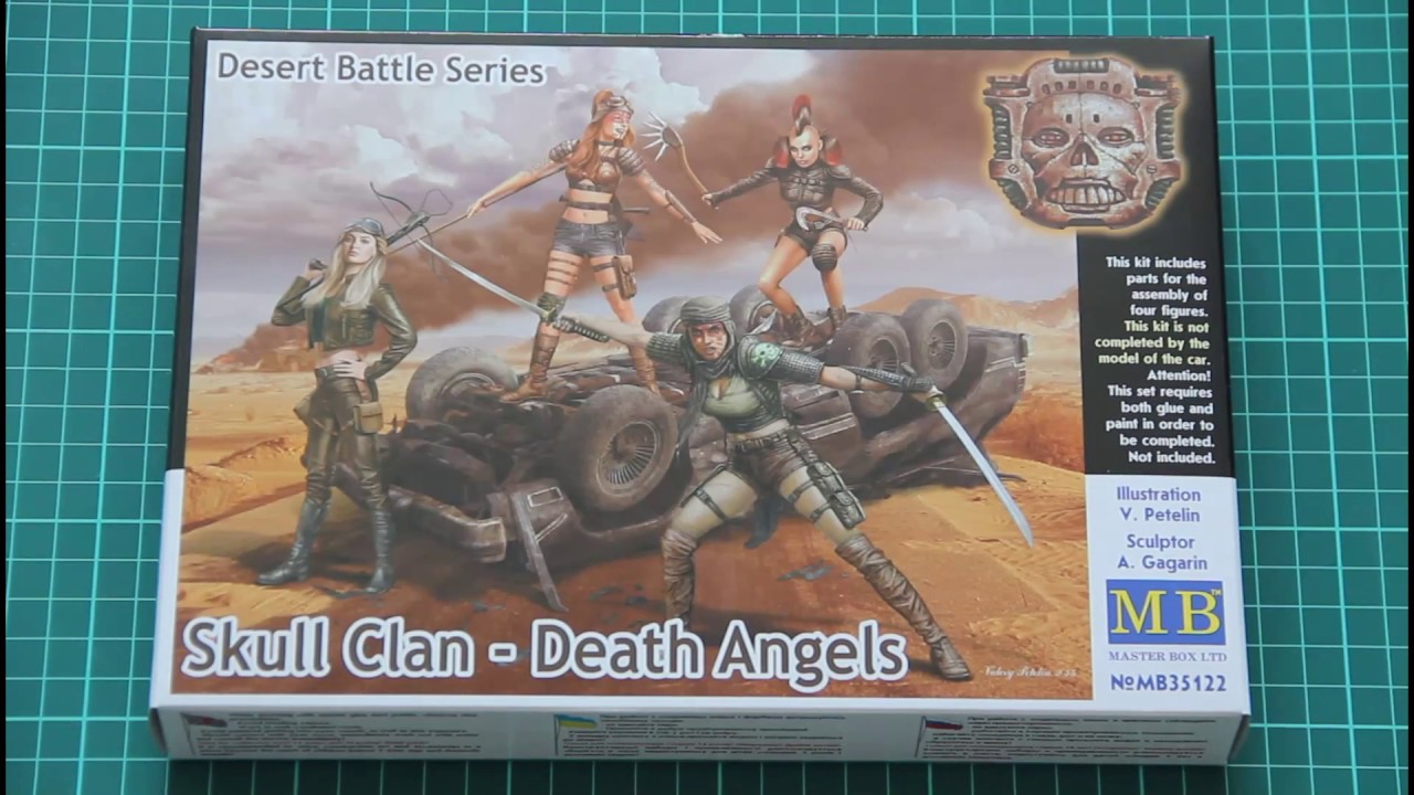 MAS35122 Masterbox 1:35 SCALE Death Angels Skull Clan Desert Battle Series 
