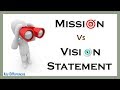 Mission Statement Vs Vision Statement: Definition, examples and comparison chart