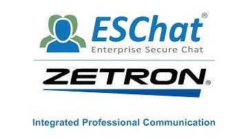 ESChat Integrated with the Zetron MAX Console