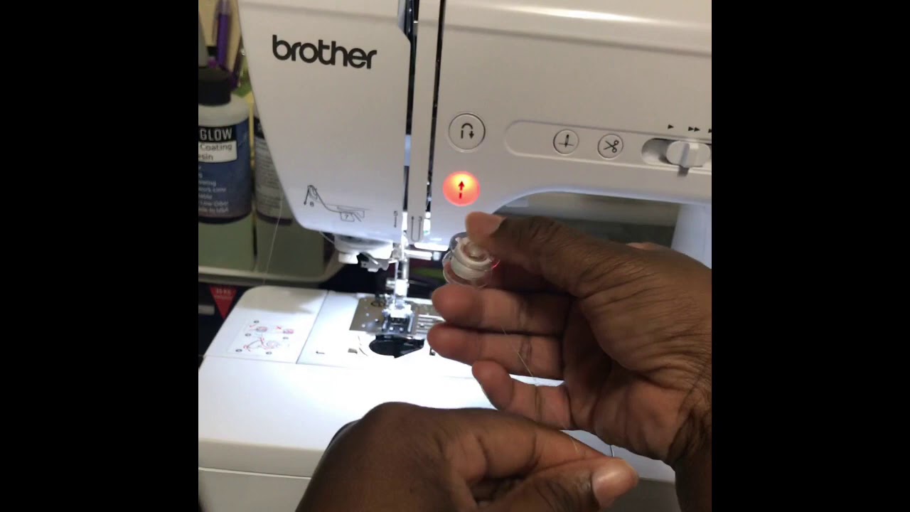 How to thread a Brothers SE 625 sewing machine and replace the bobbin