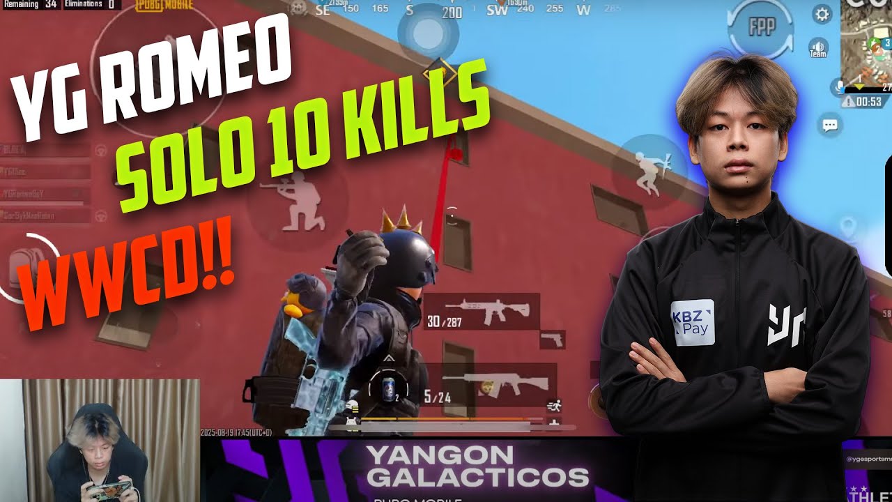 YG ROMEO Is Back With An Ultimate Royale Gameplay🔥😱 Solo 10 Kills!!👑PUBG MOBILE MYANMAR