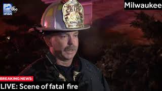 LIVE: WISN 12 News is at the scene of a fatal fire near 61st Stark in Milwaukee