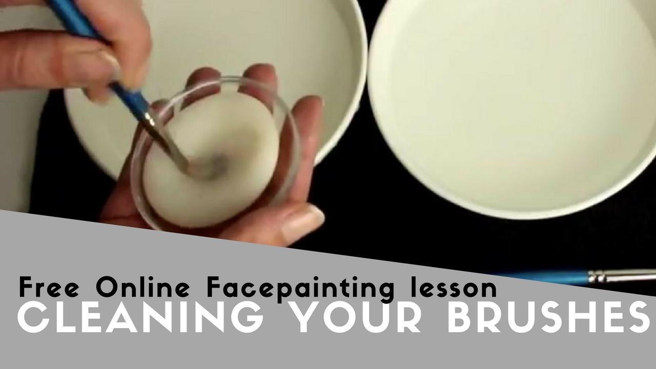 Learn How To Clean Face Paint Brushes - IFPS