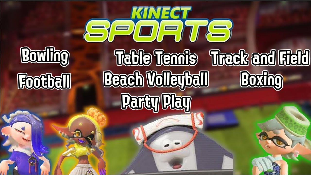 Deep Cut and Marie Kensa plays Kinect Sports [SUPERCUT] (Splatoon AI)