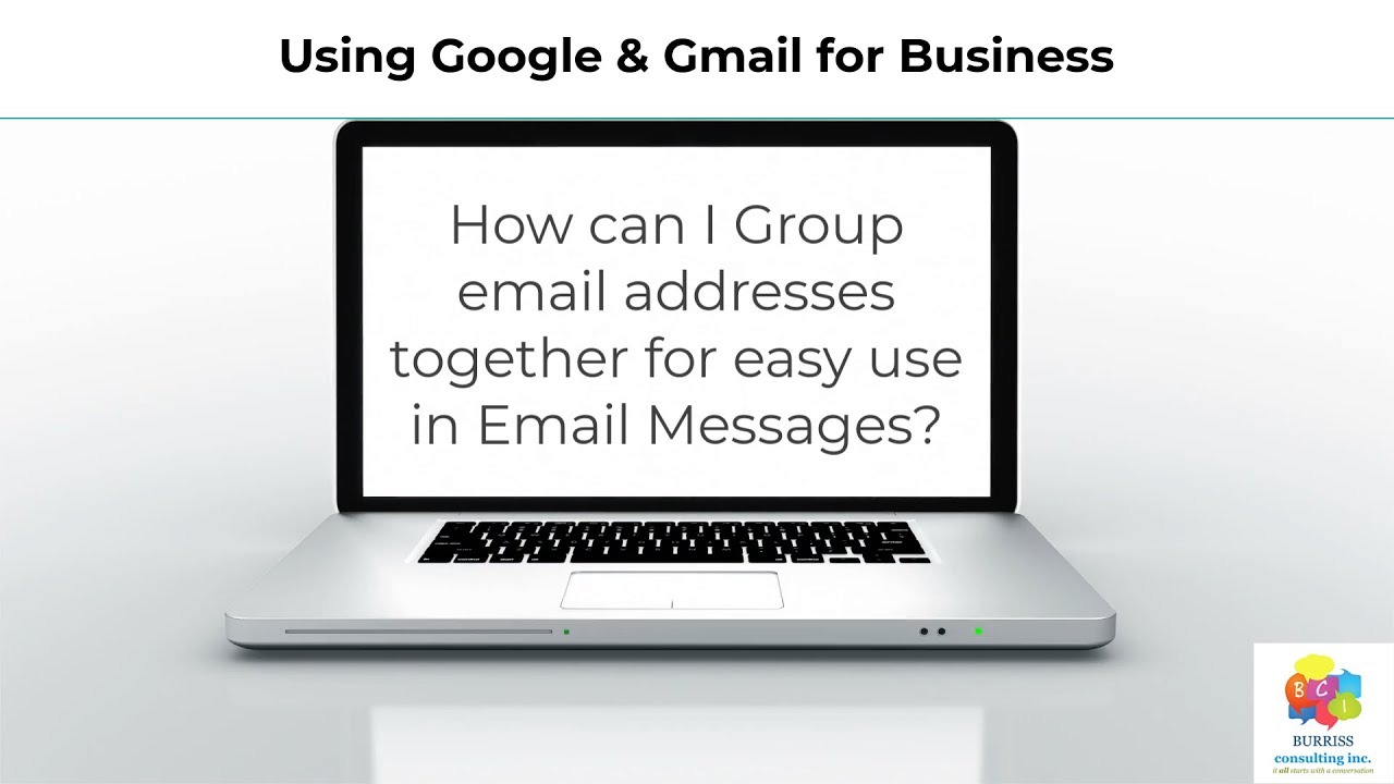 Group Email Message How can I Group email addresses together for easy use in Email Messages ...