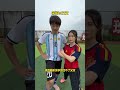 At the couple s football sports meeting Brother Li gave it his all and unexpectedly won#Al