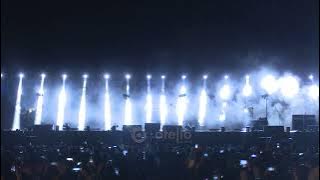 Lighting Show Opening  Konser Dewa 19 di Candi Prambanan