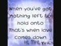 Love Comes Down Kerrie Roberts Lyrics