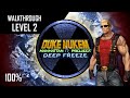 ☢️ Duke Nukem MP: Deep Freeze - 100% Walkthrough of Level 2 - EDF Base of New York City