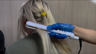 ASMR | Relaxing Hair Play, Brushing, Hairstyling On A Real Person! (with my sister)