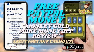 MONKEY GOLD MAKE MONEY APP REVIEW | INSTANT CASHOUT WITH MY OWN PROOF! |NEW EARNING APP 2023 screenshot 1