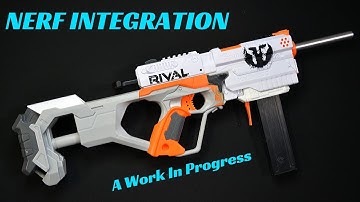Nerf Rival Kronos Alphahawk Integration Part 1 (Creating the Ultimate Nerf Kronomag!)