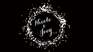 Popular animated digital monogram by Projectorgram