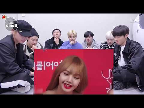 BTS Reaction To Blackpink #Lisa Funny And Cute