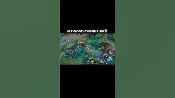 Alpha with this emblem #alpha #mobilelegends #mlbb #tyrant #shorts