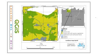 Prepare map in QGIS || Introduction to QGIS print Layout screenshot 5