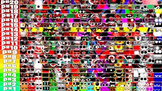 All True Sprunki Phases 1 20 in Incredibox Sprunki Together   All in One Mod Profile