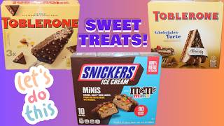 Toblerone Ice Cream, Toblerone Chocolate Torte, Snickers Ice Cream With M&Ms Minis Review