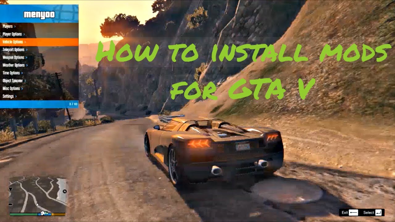 How to Install Mods for GTAV on PC (Grand Theft Auto 5 Mod