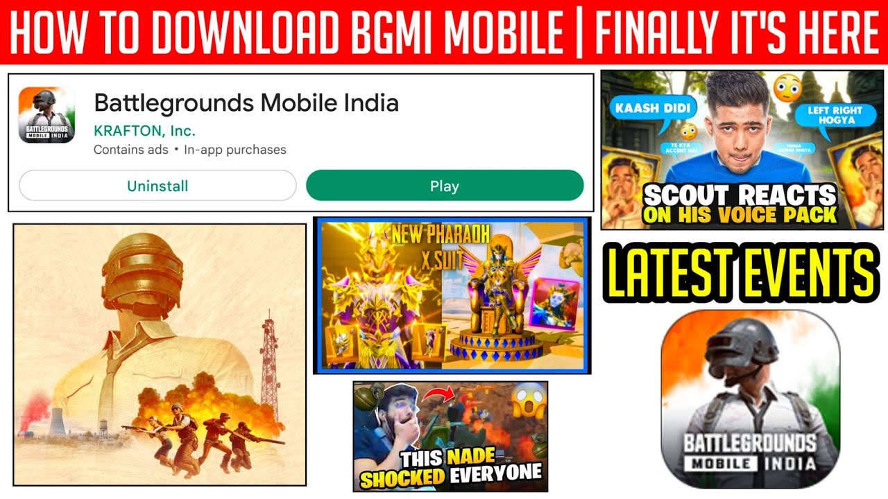 How To Download BGMI Mobile BGMI Server End Time BGMI