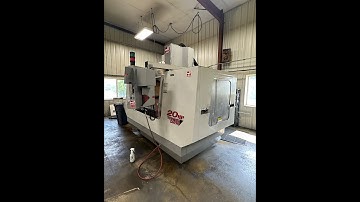 Haas VF-5 40 Taper CNC Vertical Machining Center with 2-Speed Gearbox, 4th Axis Drive and More
