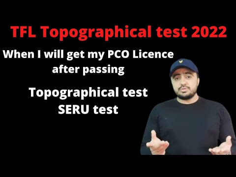 When I will get my Pco licence after passing topographical test  /PCO licence London /Seru test