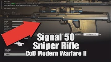 Signal 50 - Only Sniper Rifle In CoD Modern Warfare ll Early Access BETA - PS5