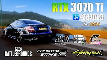 E5-2670v3 TurboBoost + RTX 3070 Ti Benchmark: 6 Games in 2024