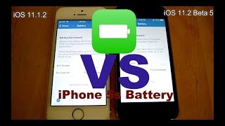 iOS 11.1.2 vs. iOS 11.2 BETA 5 - BATTERY TEST (iPHONE 5S) #iOS1112 #IOS112B5 #IPHONE