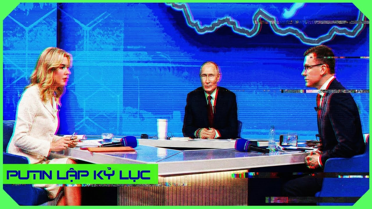 ⚠️UBF | Putin lập kỷ lục: 4 tiếng liên tục đối mặt với 3 triệu câu hỏi từ các công dân Nga