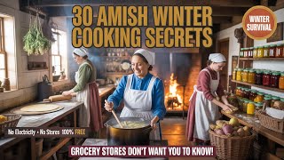 30 Amish Winter Survival Cooking Secrets That Grocery Stores Pray You'll Never Know