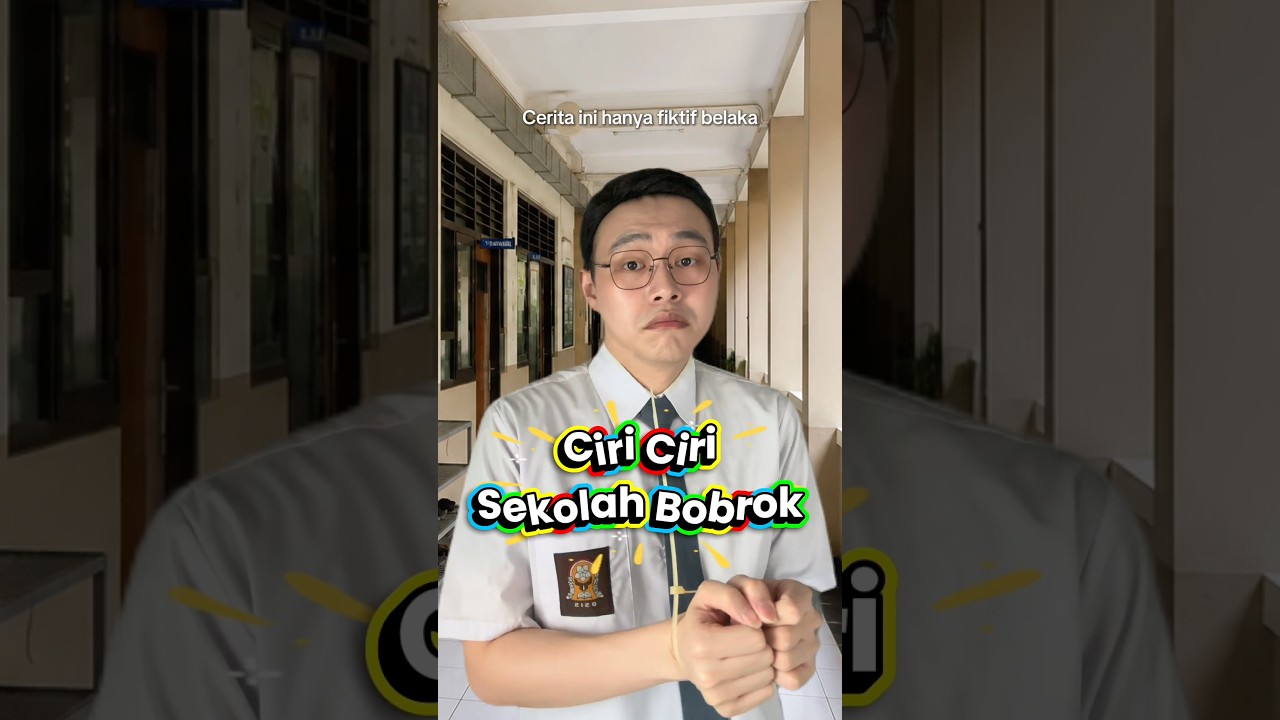 Ciri ciri sekolah bobrok 😌 #THOLOL