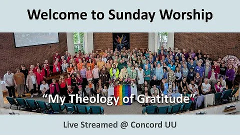 Concord UU Live Stream - Sun, 11/23/25 @ 10 am