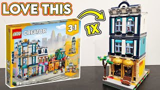 LEGO Vinyl Store! GREAT ALT BUILD of Creator Main Street!