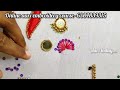 நார்மல் ஊசி இருந்தா ஆரி டிசைன் நீங்களே பண்ணலாம்/Hand embroidery design ideas #Aaritoday @Aaritoday 