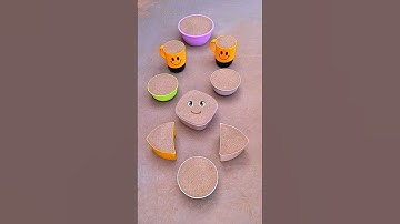 🍓OMG Awesome surprise as soon as the Sand Bowl Cake breaks 🍑 #shortsfeed #youtube #viral