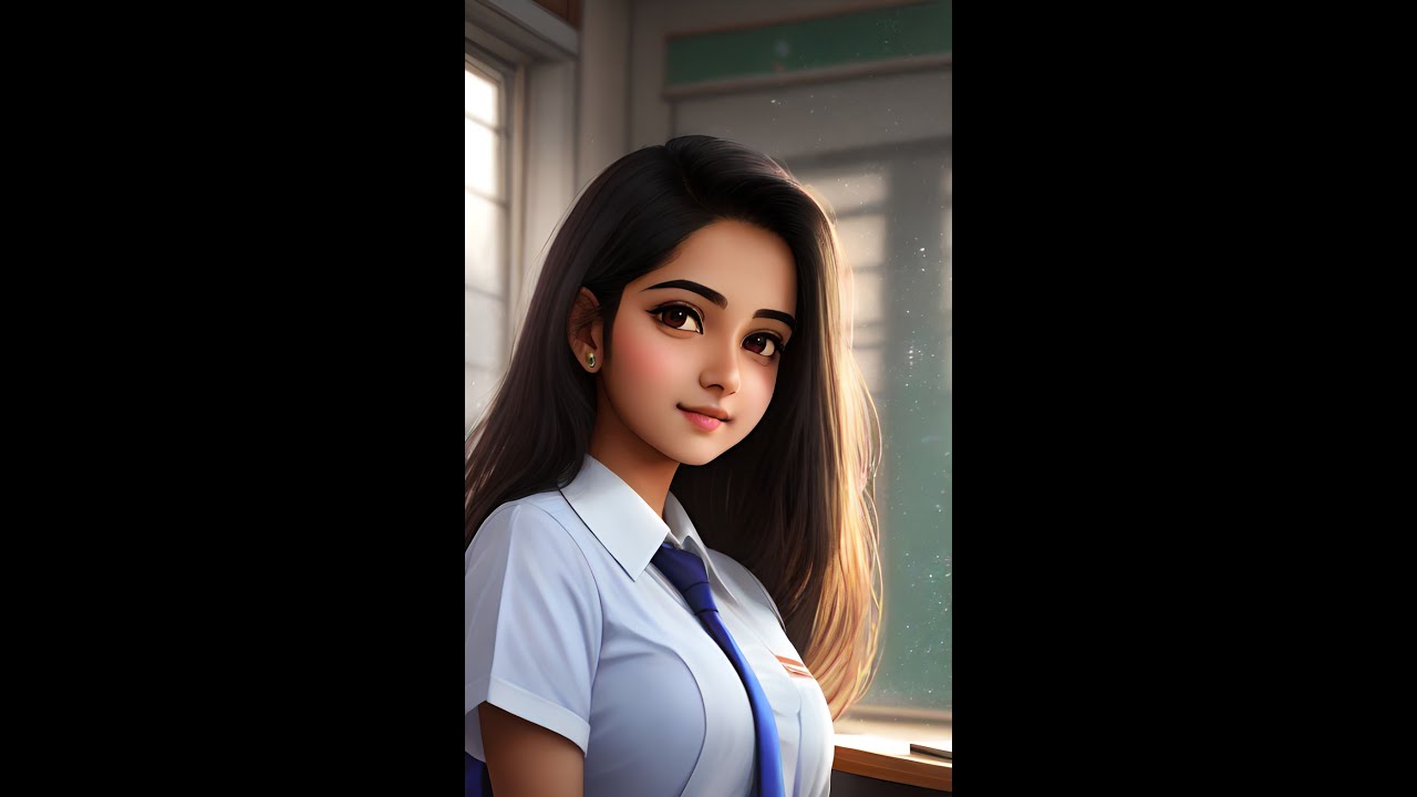 [Collector's Edition] Indian schoolgirls with various hairstyles /  भारतीय सुंदर लड़की [AI-art]