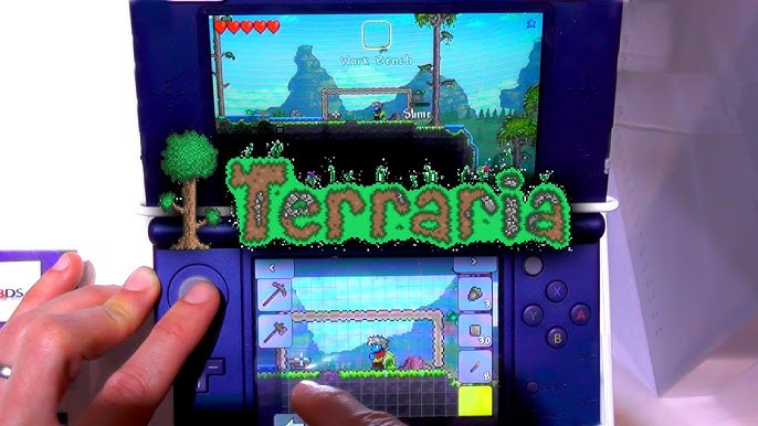 Terraria 3DS - Game-Play on New 3DS - YouTube