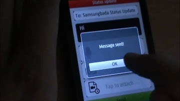 RockeTalk App for BADA - Demo Running on Samsung Wave II