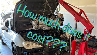 How much does it cost to fully rebuild an FRS/BRZ/GT86 Engine?