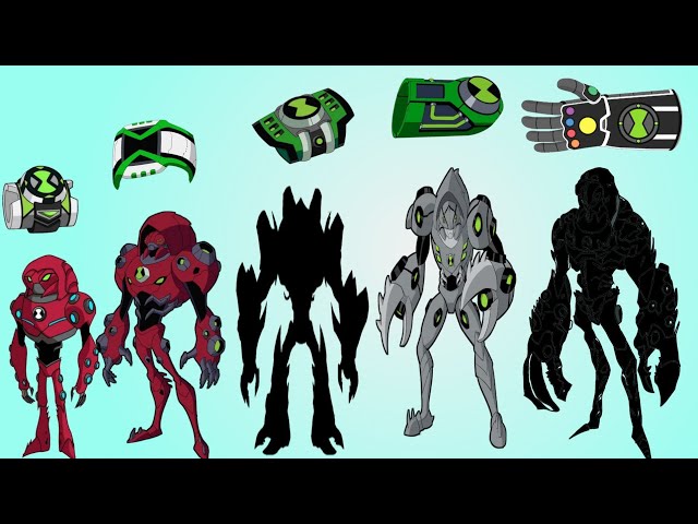 Water hazard all form with different omnitrix | Ben 10 fan made coloring class=