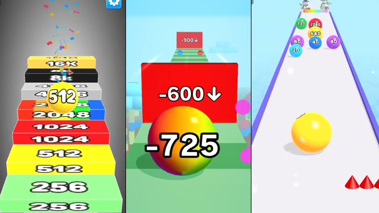 NUMBER BALL 3D // CALCULATE BALL RUN // NUMBER MASTER GAMEPLAY WALKTROUGH ANDROID IOS