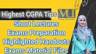 How to study in VU|Exams Prepararion|Achieve Highest CGPA #vu #virtualuniversity #exam #study