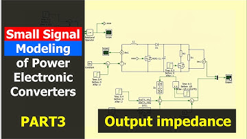 Small Signal Modeling of Power Electronic Converters: Output impedance
