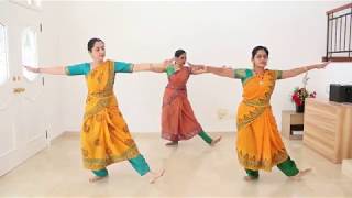 Naatadavu 1 to 8 steps | Bharatanatyam